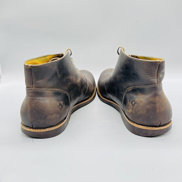 Nisolo Boots Mens 11 Brown Leather Chukka Ankle Lace Up Casual Everyday Shoes main image 2